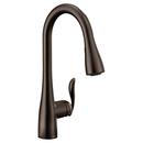Moen Oil Rubbed Bronze Single Handle Pull Down Voice Activated Kitchen Faucet with PowerBoost and Reflex Technology 