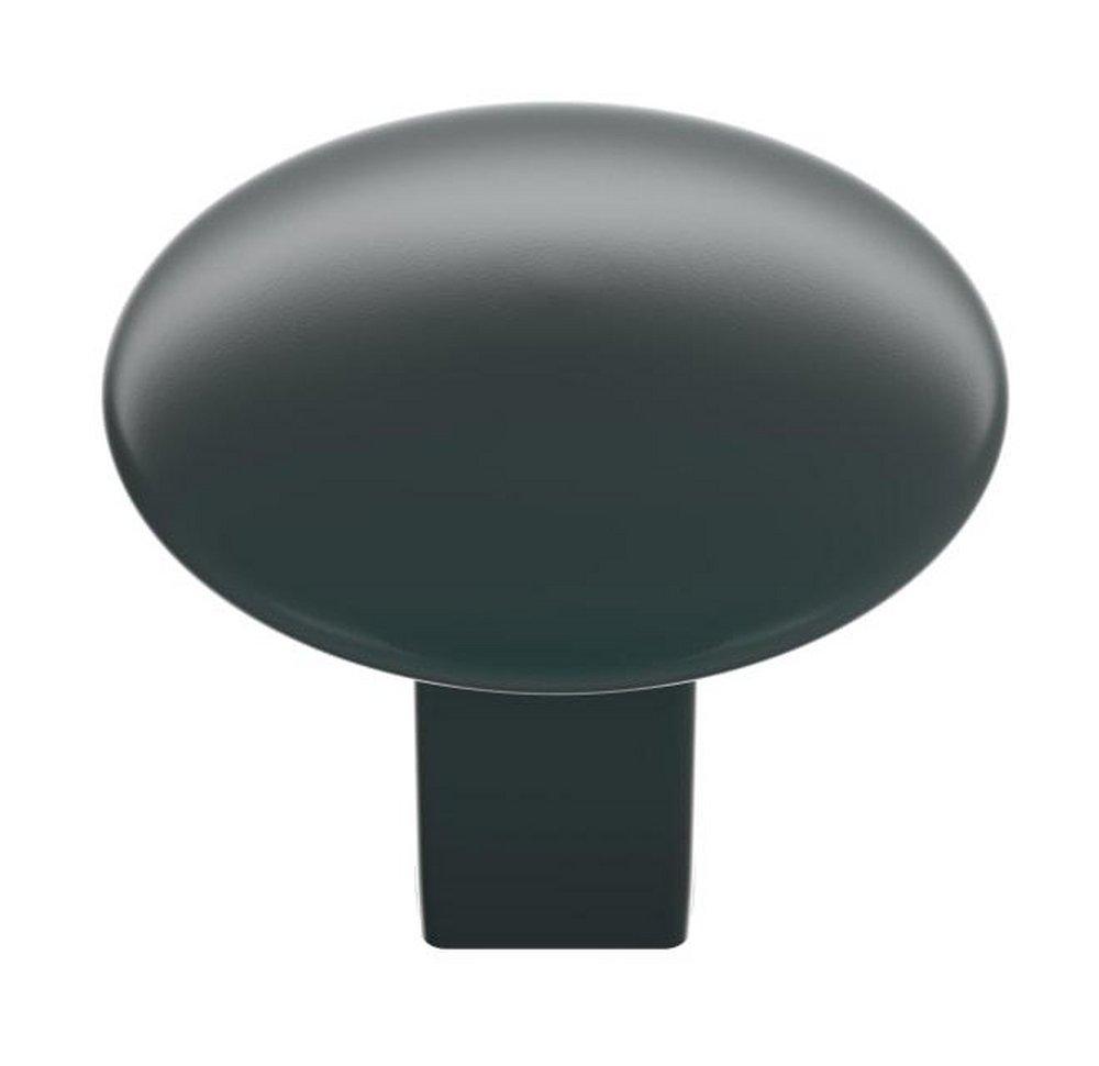 Amerock Matte Black 1-1/4 in. Knob 