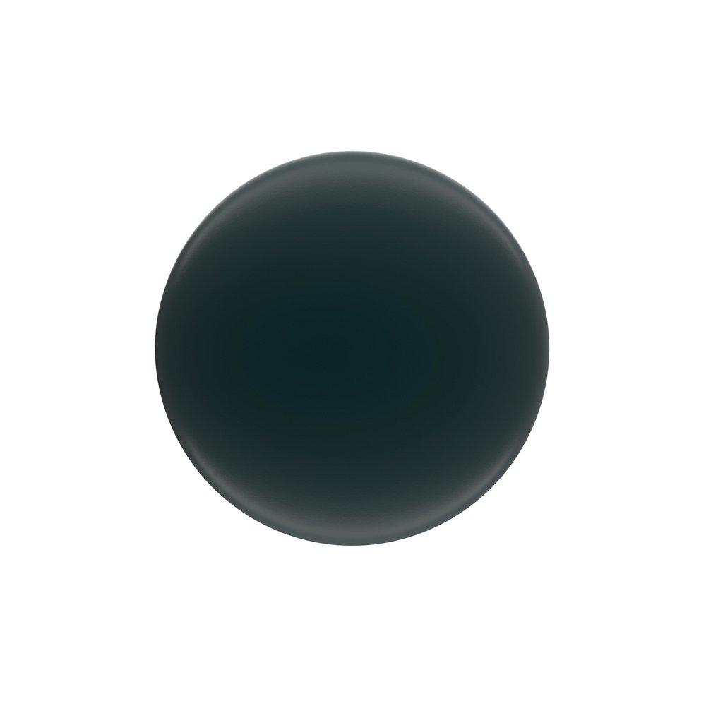Amerock Matte Black 1-3/8 in. Oval Knob 