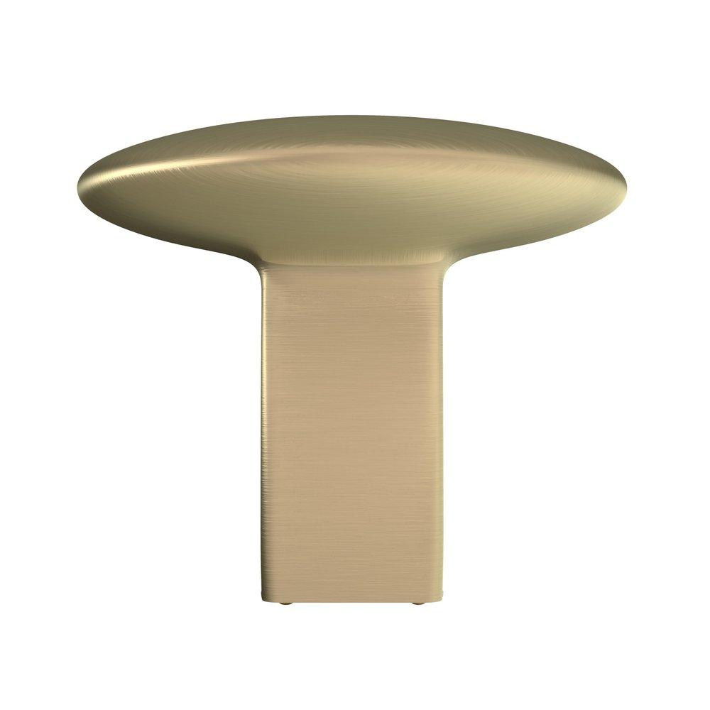 Amerock Golden Champagne 1-3/8 in. Oval Knob 