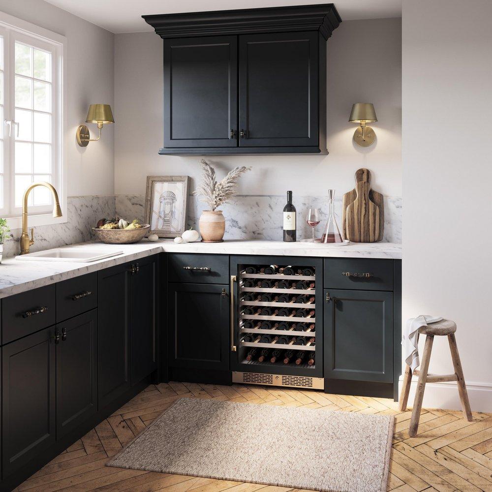 Amerock Marble Black 2-1/2 in. Knob 