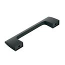Amerock Matte Black 1-3/8 in. Cabinet Pull 