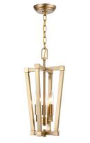 Millennium Lighting Modern Gold 3-Light Pendant Light 
