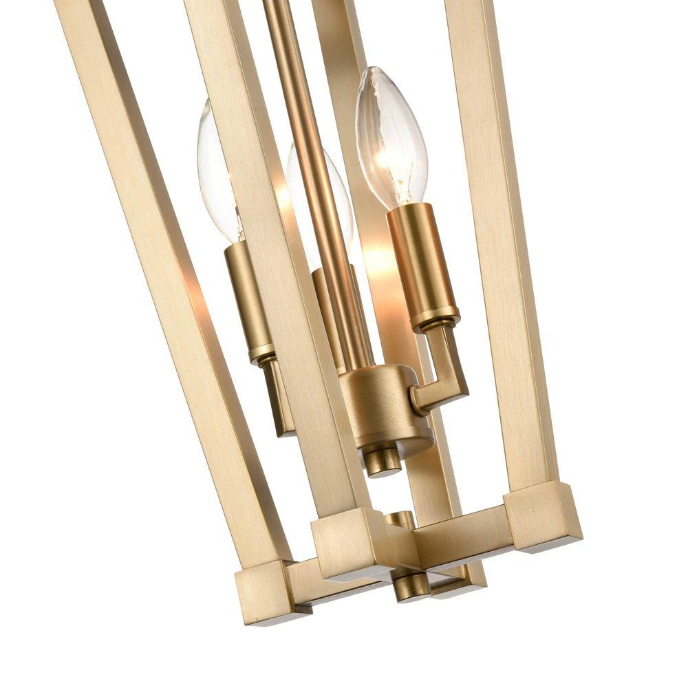 Millennium Lighting Modern Gold 60W 3-Light Candelabra E-12 Pendant 