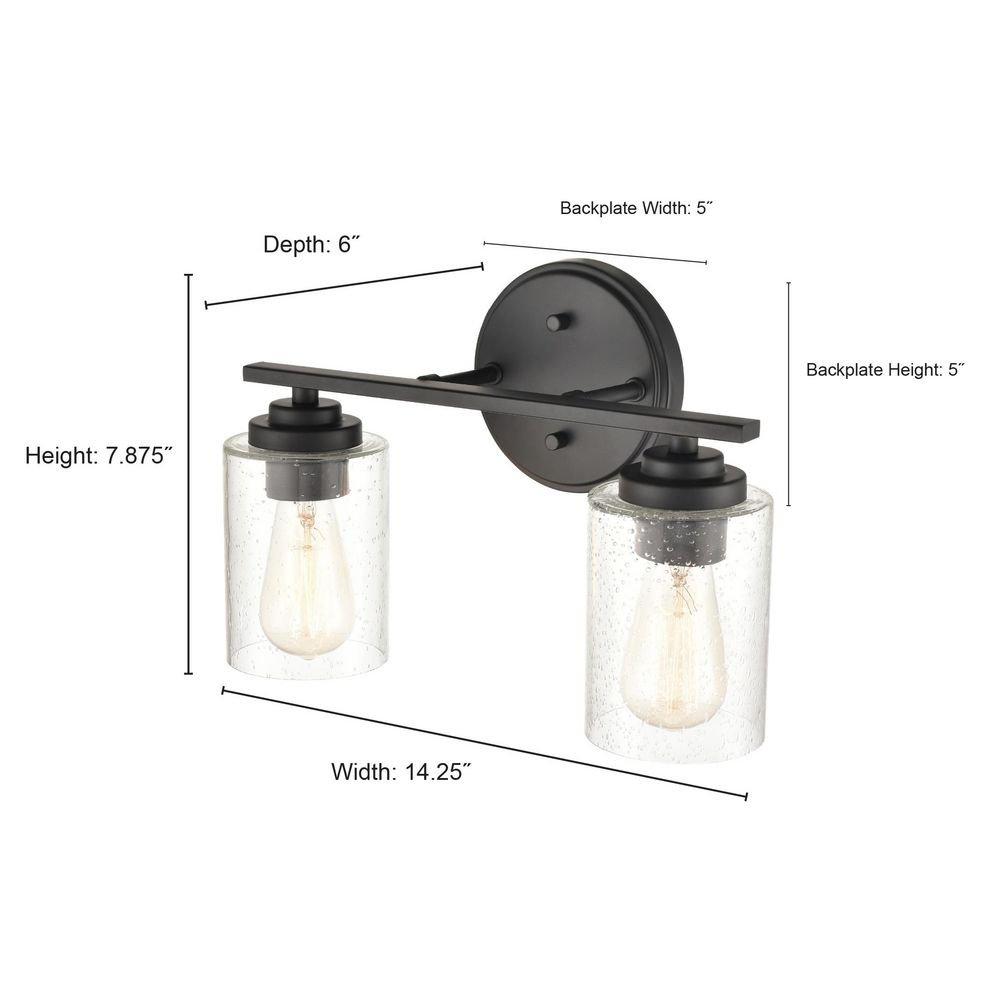 Millennium Lighting Chrome 100W 2-Light Medium E-26 Vanity Fixture 