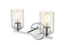 2-Light Vanity Fixture in Chrome