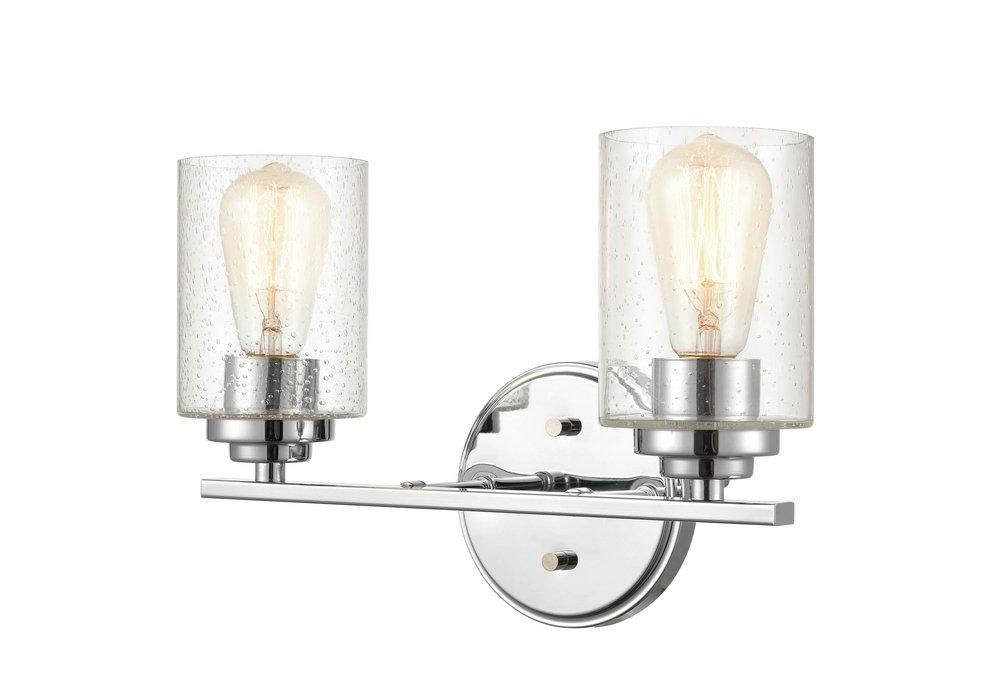 Millennium Lighting Chrome 100W 2-Light Medium E-26 Vanity Fixture 