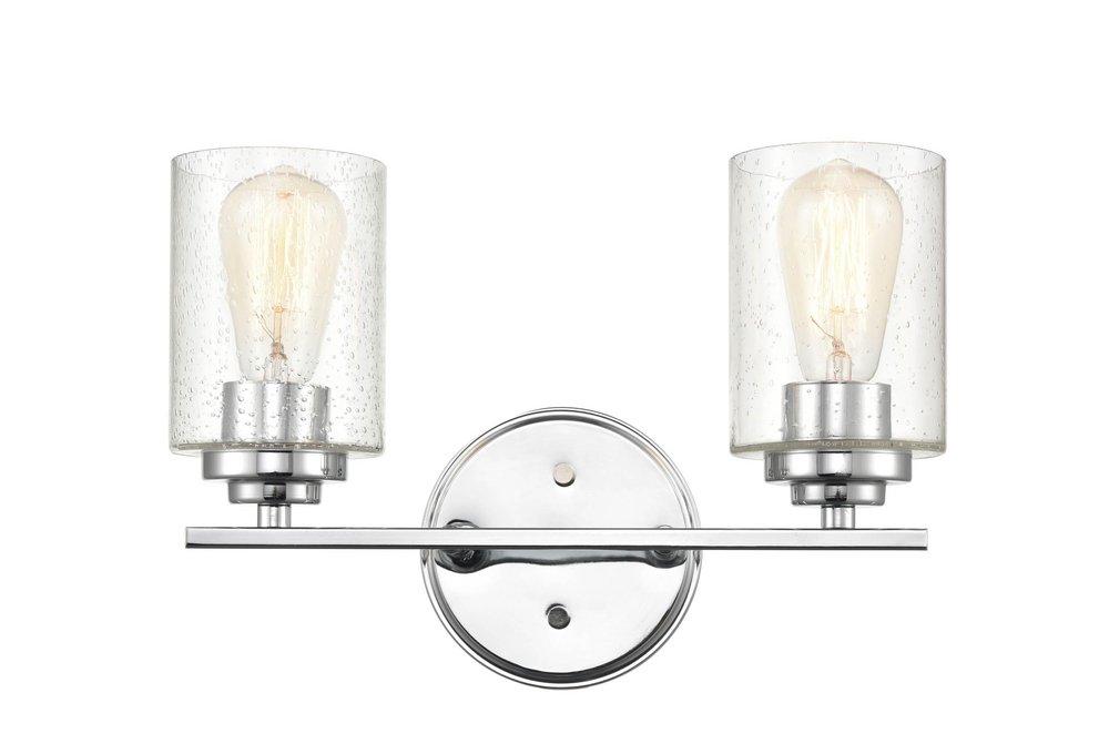 Millennium Lighting Chrome 100W 2-Light Medium E-26 Vanity Fixture 