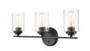 Millennium Lighting Matte Black 3-Light Vanity Fixture 