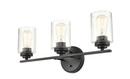 Millennium Lighting Matte Black 3-Light Vanity Fixture 