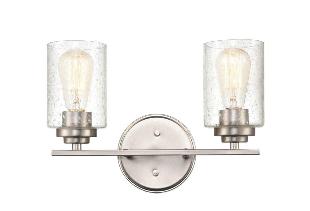 Millennium Lighting Satin Nickel 2-Light Vanity Fixture 