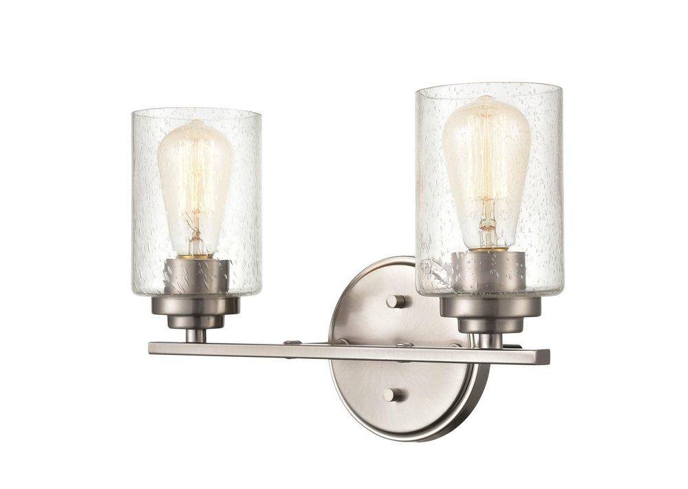Millennium Lighting Satin Nickel 2-Light Vanity Fixture 