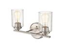 Millennium Lighting Satin Nickel 2-Light Vanity Fixture 