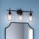 Millennium Lighting Matte Black 3-Light Vanity Fixture 