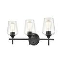 Millennium Lighting Matte Black 100W 3-Light Medium E-26 Vanity Fixture 