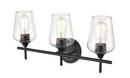 Millennium Lighting Matte Black 100W 3-Light Medium E-26 Vanity Fixture 