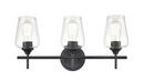 Millennium Lighting Matte Black 100W 3-Light Medium E-26 Vanity Fixture 