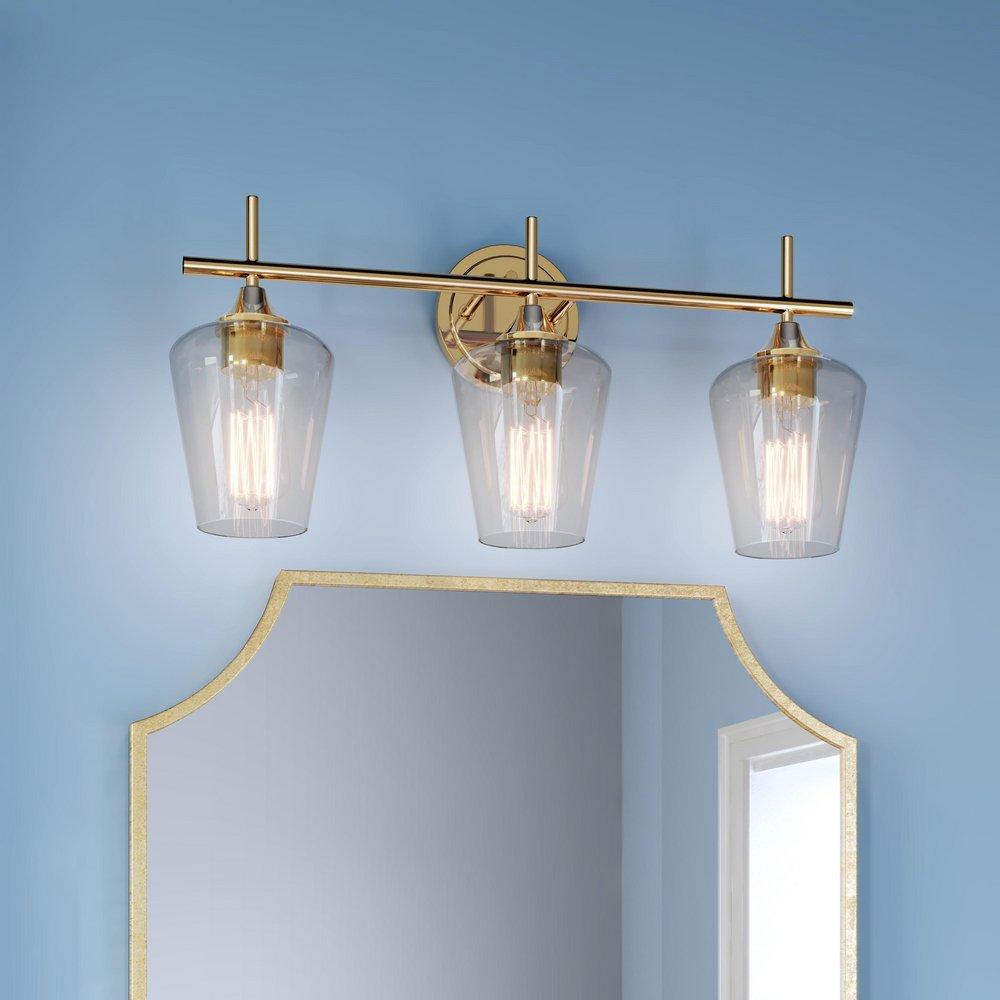 Millennium Lighting Modern Gold 3-Light Vanity Fixture 