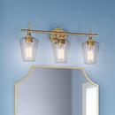 Millennium Lighting Modern Gold 3-Light Vanity Fixture 