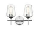 Millennium Lighting Chrome 100W 2-Light Medium E-26 Vanity Fixture 