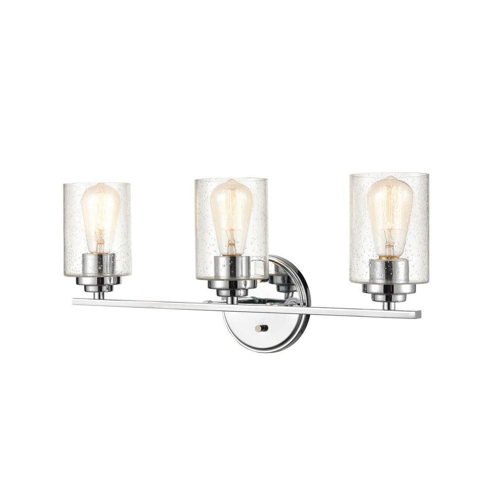 Millennium Lighting Chrome 100W 3-Light Medium E-26 Vanity Fixture 