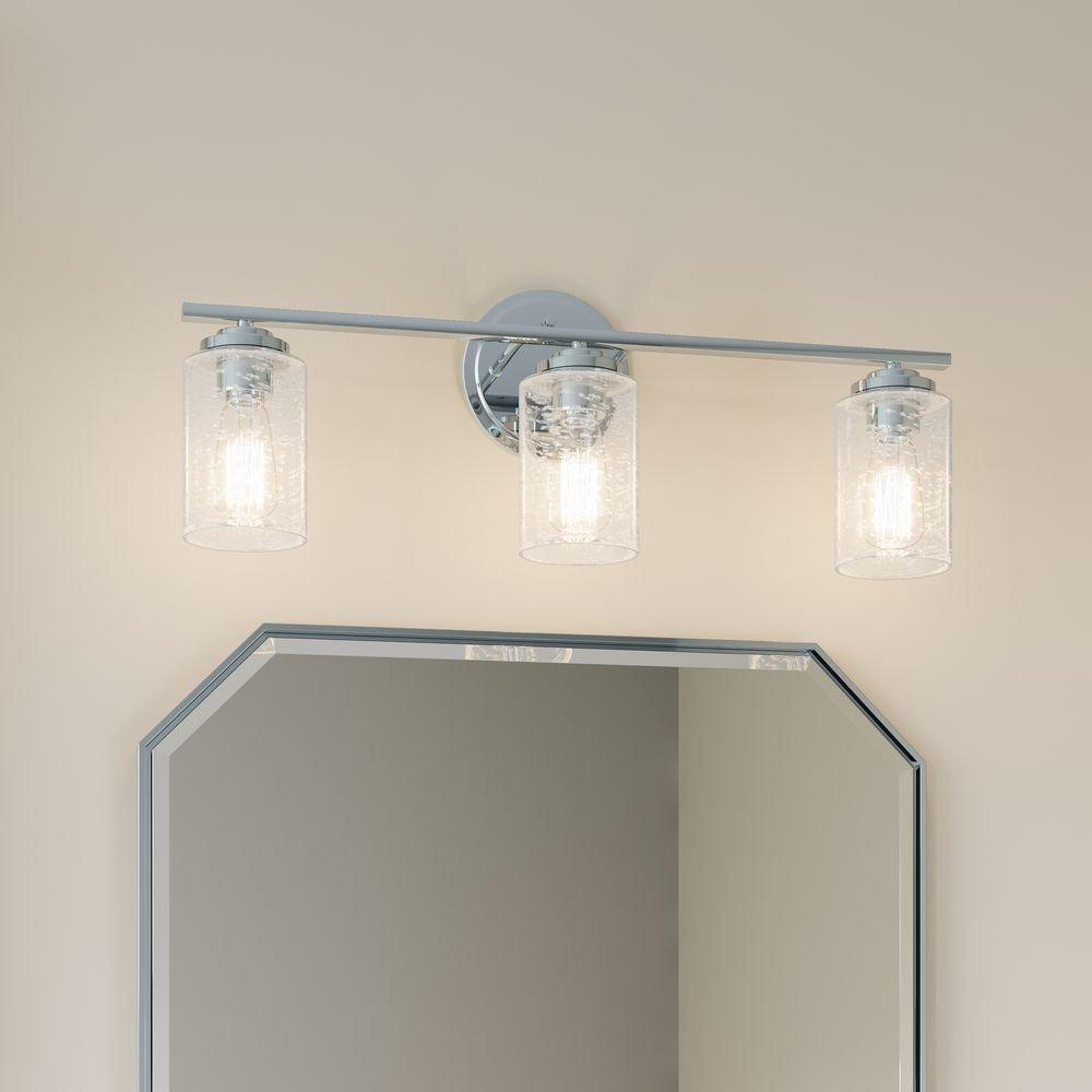 Millennium Lighting Chrome 100W 3-Light Medium E-26 Vanity Fixture 