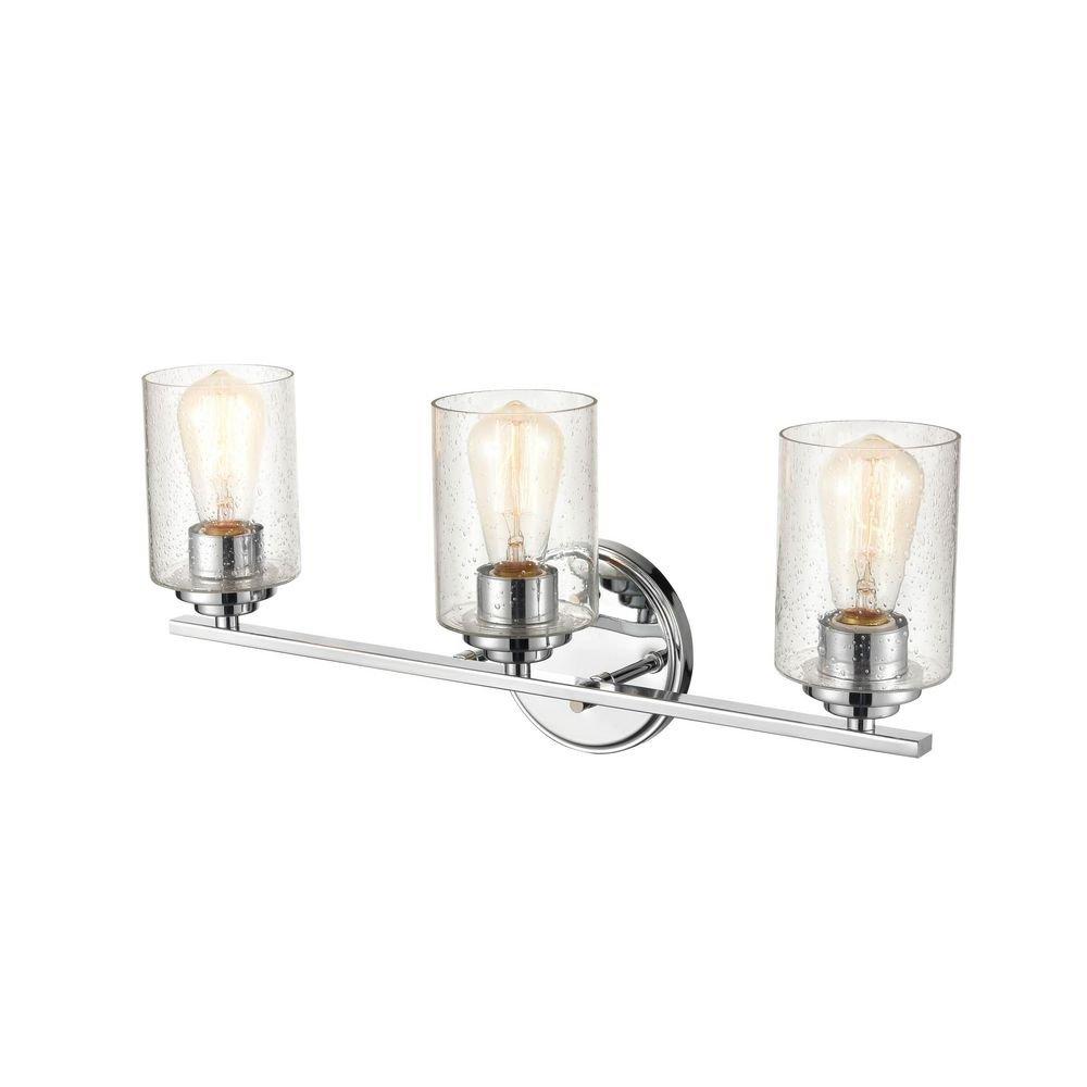 Millennium Lighting Chrome 100W 3-Light Medium E-26 Vanity Fixture 