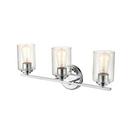 Millennium Lighting Chrome 100W 3-Light Medium E-26 Vanity Fixture 