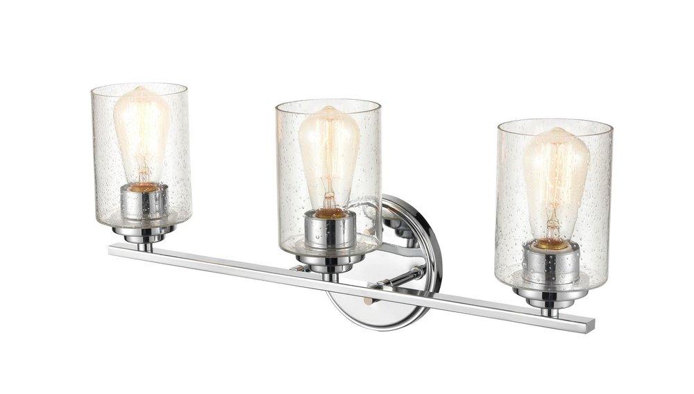 Millennium Lighting Chrome 100W 3-Light Medium E-26 Vanity Fixture 