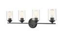 Millennium Lighting Matte Black 4-Light Vanity Fixture 