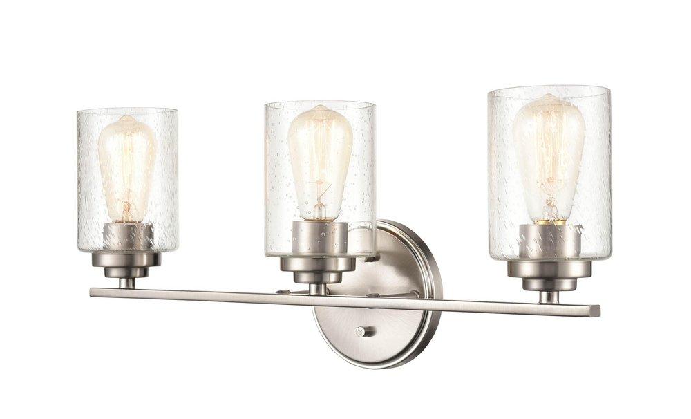 Millennium Lighting Satin Nickel 3-Light Vanity Fixture 