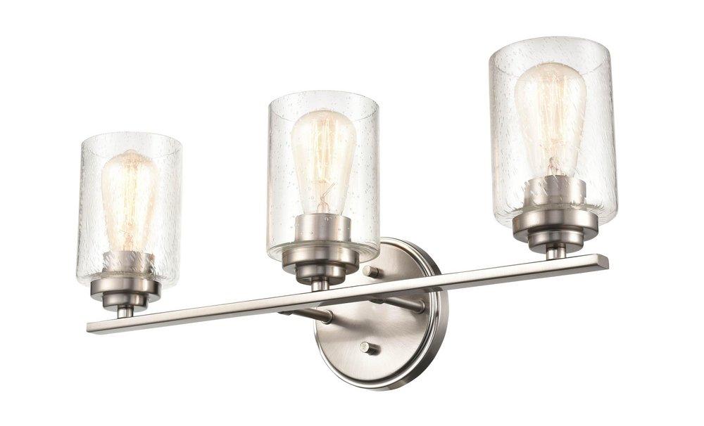 Millennium Lighting Satin Nickel 3-Light Vanity Fixture 