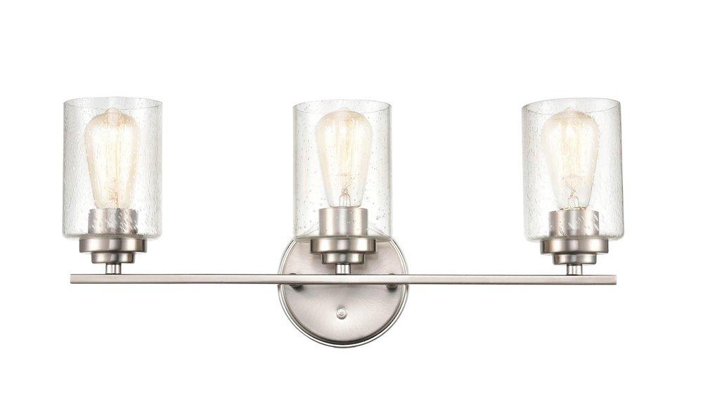 Millennium Lighting Satin Nickel 3-Light Vanity Fixture 