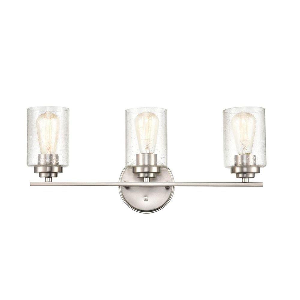 Millennium Lighting Satin Nickel 100W 3-Light Medium E-26 Vanity Fixture 