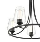 Millennium Lighting Matte Black 5-Light Chandelier Ceiling Light 