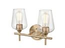 Millennium Lighting Modern Gold 2-Light Vanity Fixture 