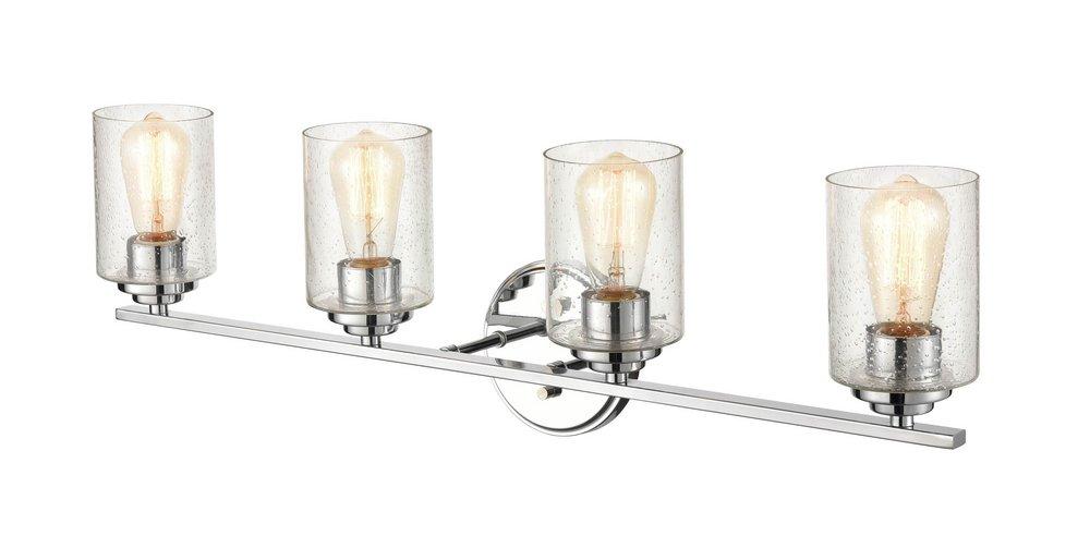 Millennium Lighting Chrome 100W 4-Light Medium E-26 Vanity Fixture 