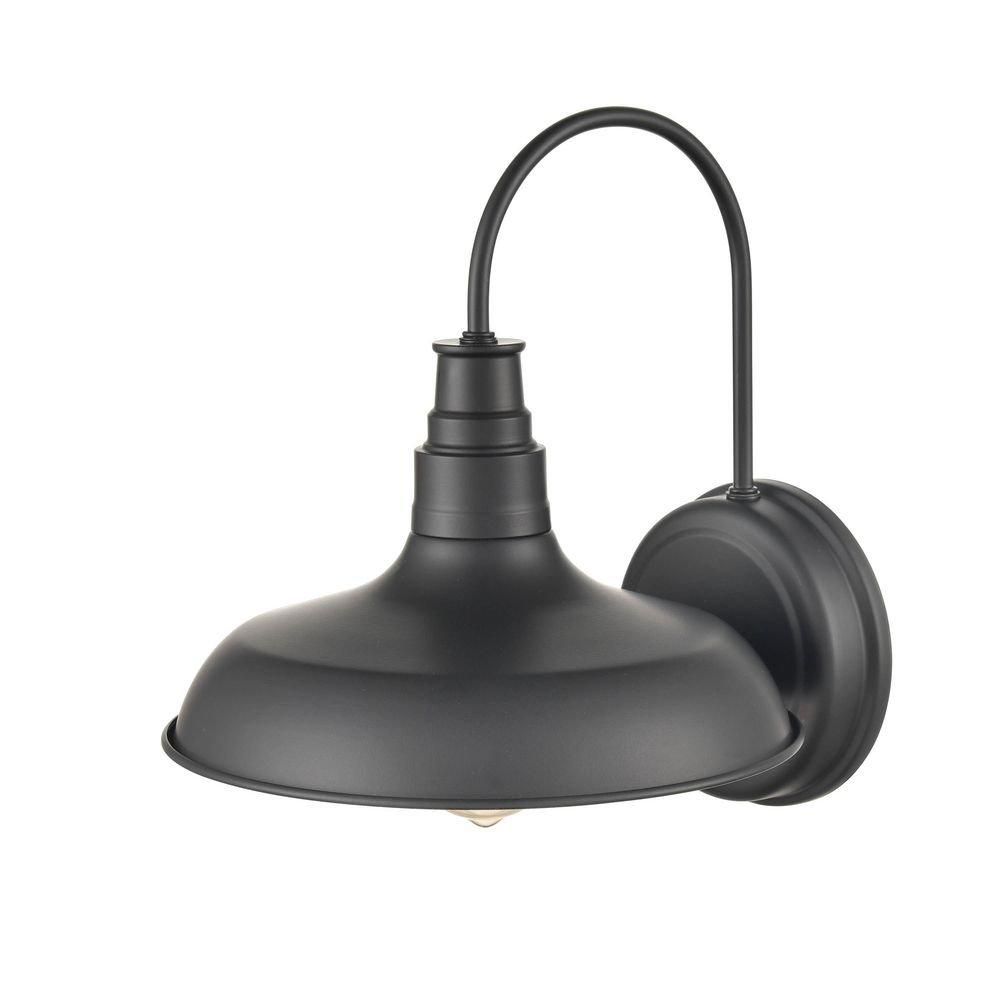 Millennium Lighting Powder Coated Black 100W 1-Light Medium E-26 Outdoor Wall Sconce 
