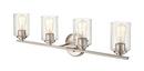 4-Light Vanity Fixture in Satin Nickel