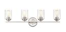 Millennium Lighting Satin Nickel 100W 4-Light Medium E-26 Vanity Fixture 