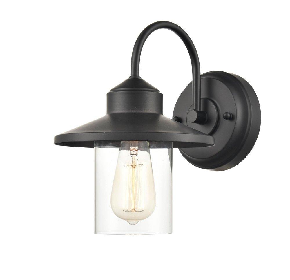 Millennium Lighting Powder Coated Black 1-Light Outdoor Wall Sconce 