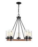 Millennium Lighting Matte Black 5-Light Chandelier Ceiling Light 