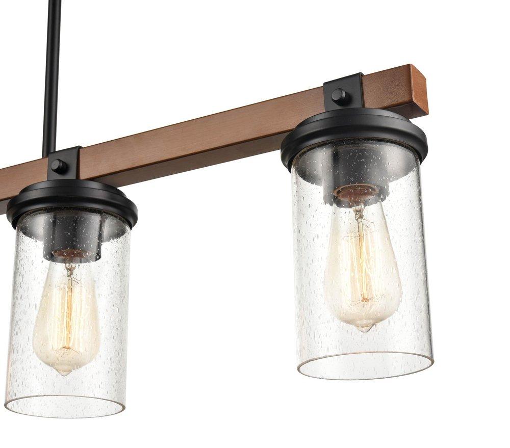 Millennium Lighting Matte Black 4-Light Island Light 