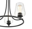 Millennium Lighting Matte Black 3-Light Chandelier Ceiling Light 