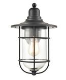 Millennium Lighting Powder Coat Black 100W 1-Light Medium E-26 Outdoor Wall Sconce 