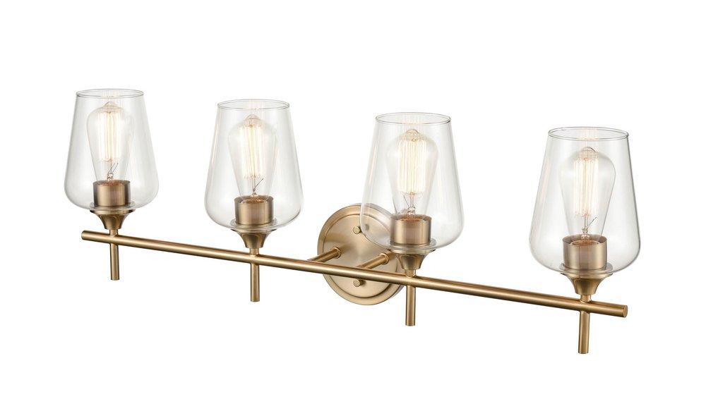 Millennium Lighting Modern Gold 4-Light Vanity Fixture 