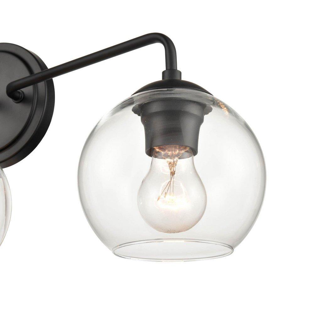 Millennium Lighting Matte Black 100W 3-Light Medium E-26 Vanity Fixture 