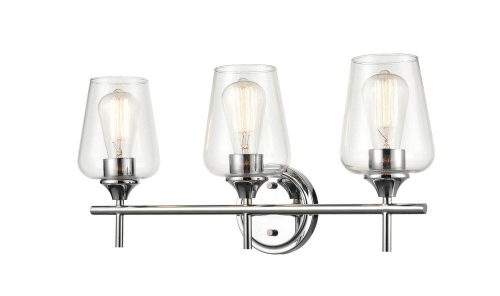 Millennium Lighting Chrome 3-Light Vanity Fixture 