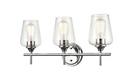 3-Light Vanity Fixture in Chrome