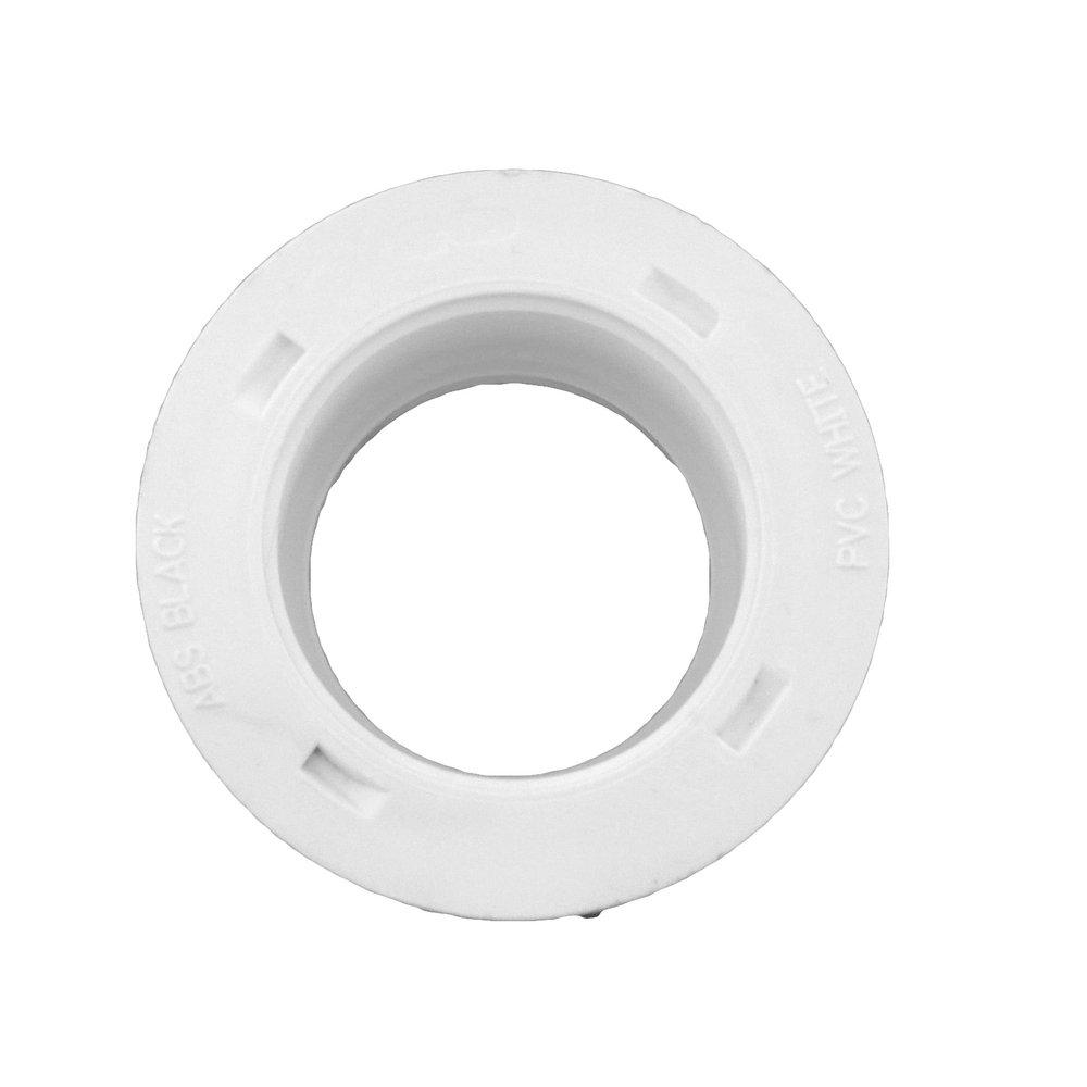 CHARLOTTE PIPE White PVC DWV Tray Adapter 